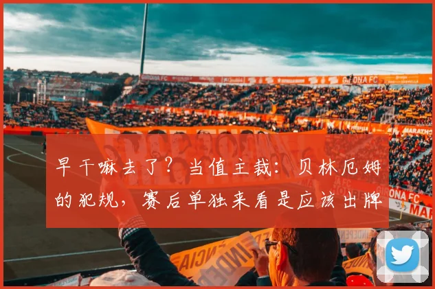 早干嘛去了？当值主裁：贝林厄姆的犯规，赛后单独来看是应该出牌